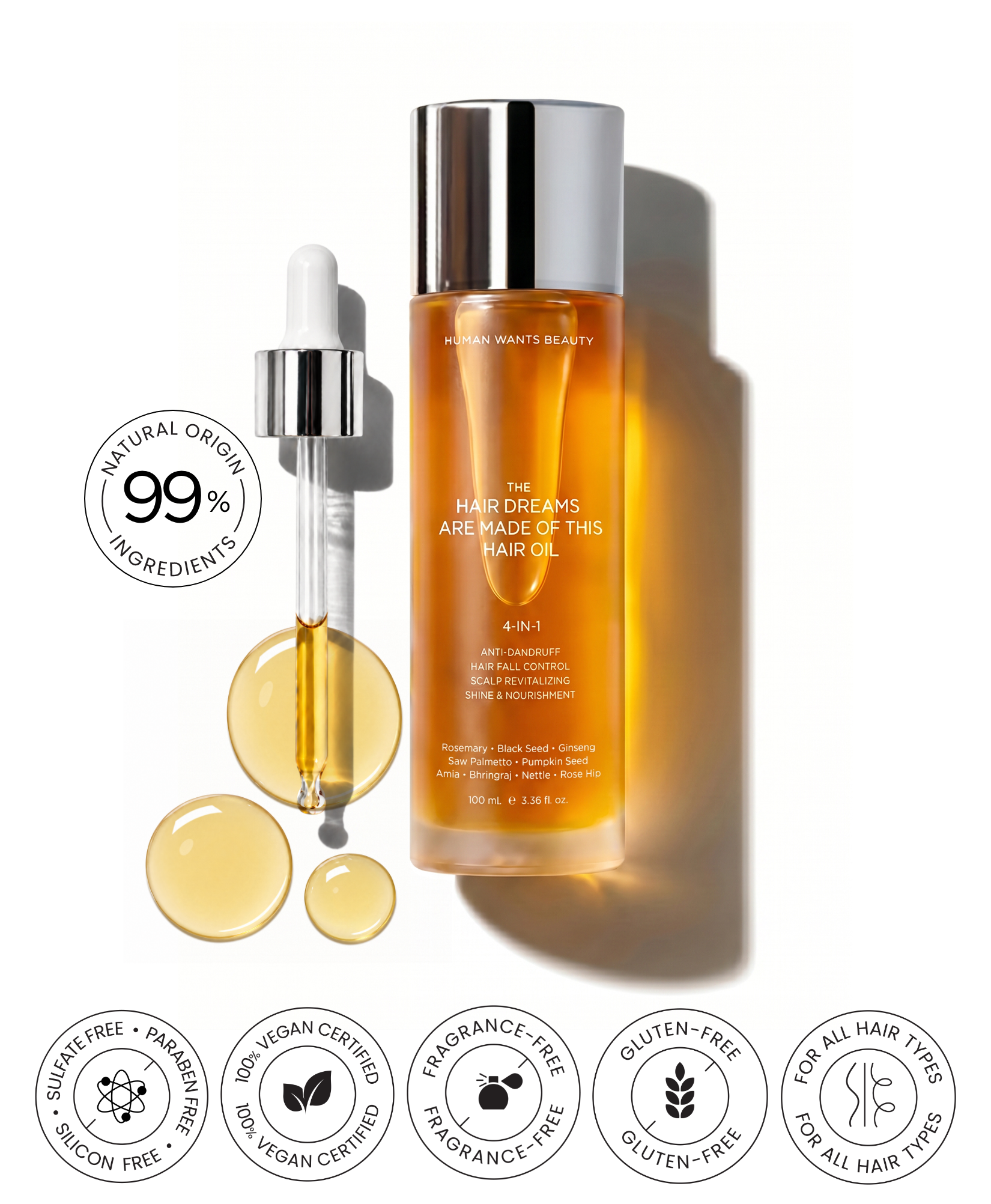 THE HAIR DREAMS ARE MADE OF THIS HAIR OIL